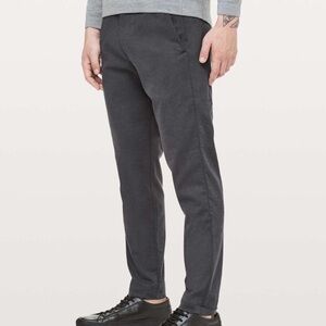 Lululemon Commission Slim Pant 34 Heathered Obsidian ABC Wool